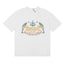 Rhude Cannes Sardines Fish Retro Nautical White Oversized T‑Shirt