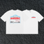 Rhude Paradiso Hills Rally Racing Dual Sided White Oversized T‑Shirt