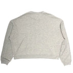 Play Hollywood Vintage‑Wash Grey Cropped Crewneck Sweatshirt