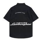 Rhude x Automobili Lamborghini Short Sleeve Button‑Up Shirt