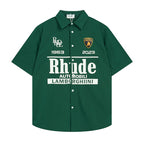 Rhude x Automobili Lamborghini Short Sleeve Button‑Up Shirt