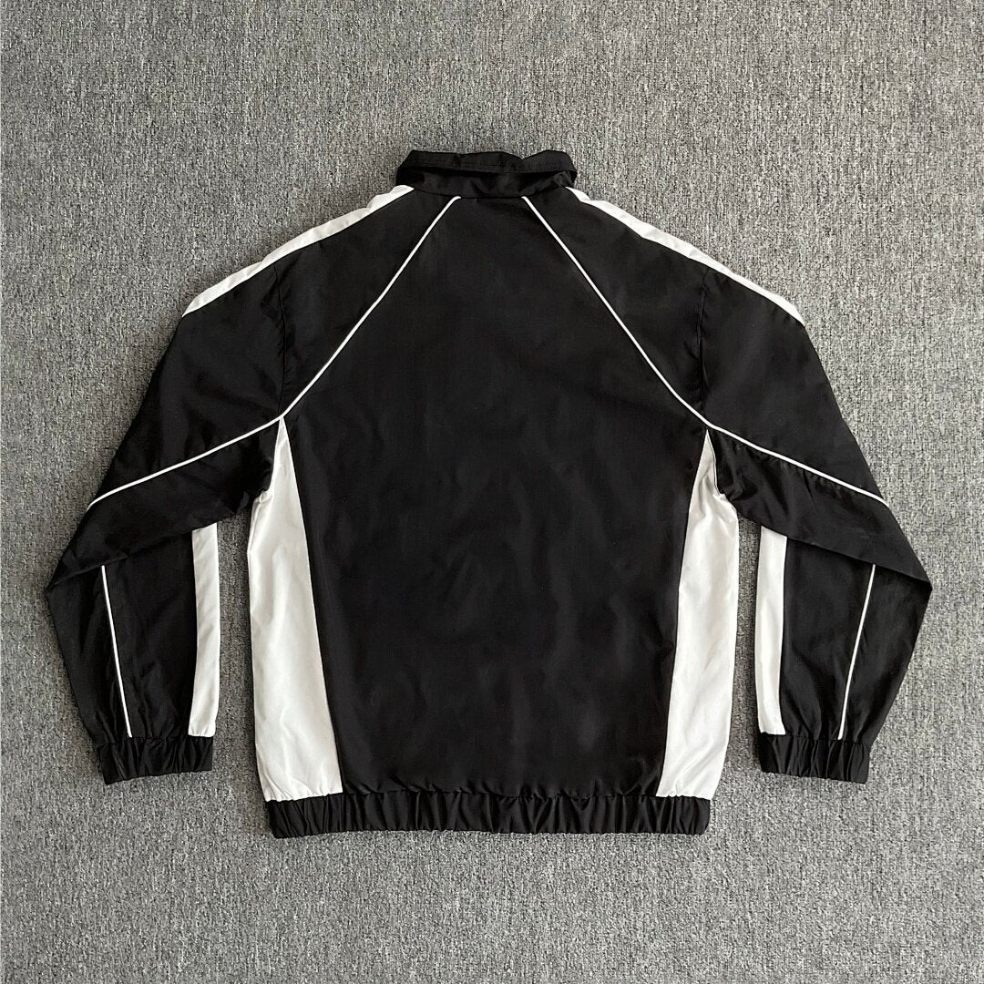 Rhude Black White Color Block Track Jacket