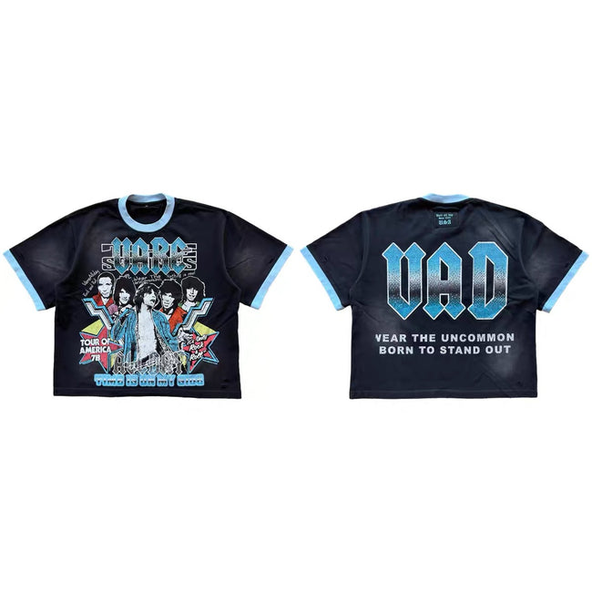 Vare All Day Rock Band Tour Ringer T‑Shirt Hover Image