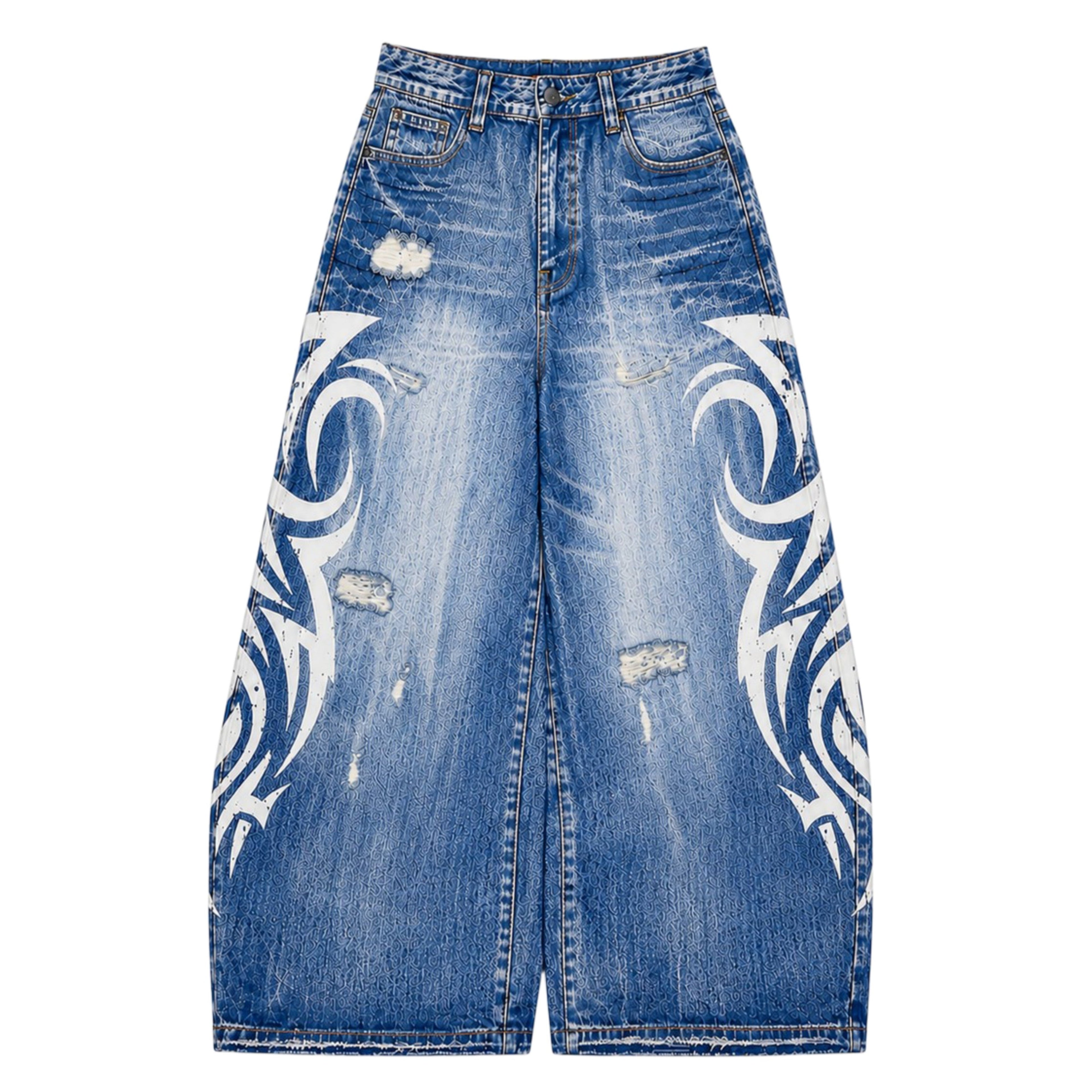 Tribal Wave Jeans