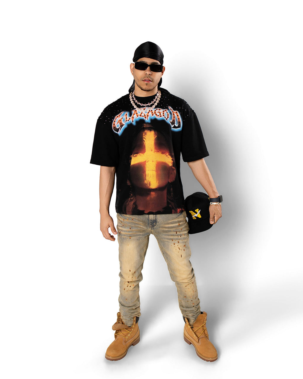 Glazagod Divine - Heavyweight Terry Oversized Tee