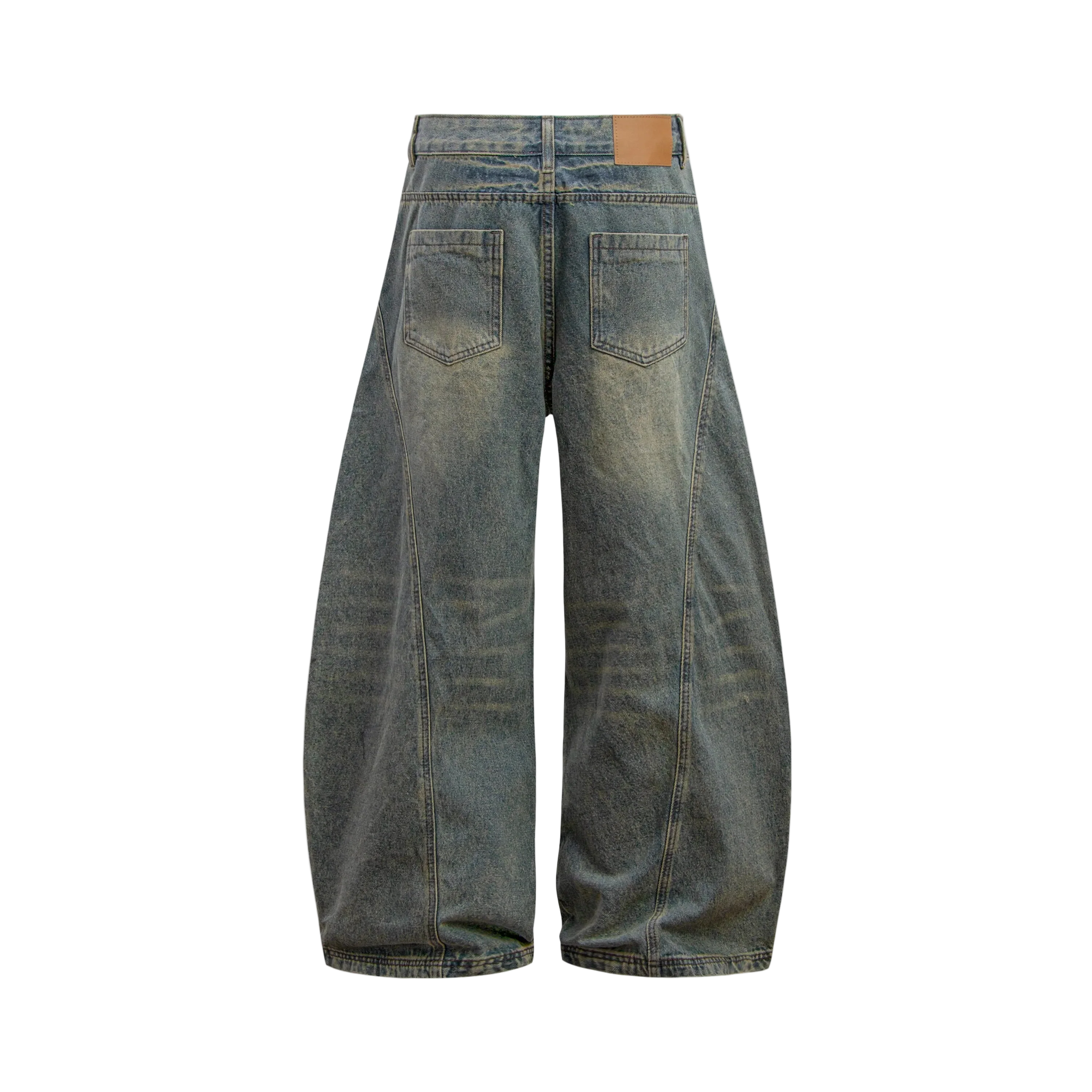 Washed Baggy Jeans