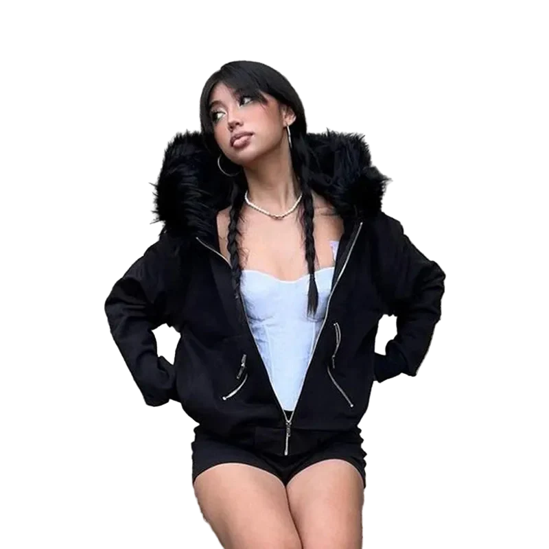 Fur Hoodie