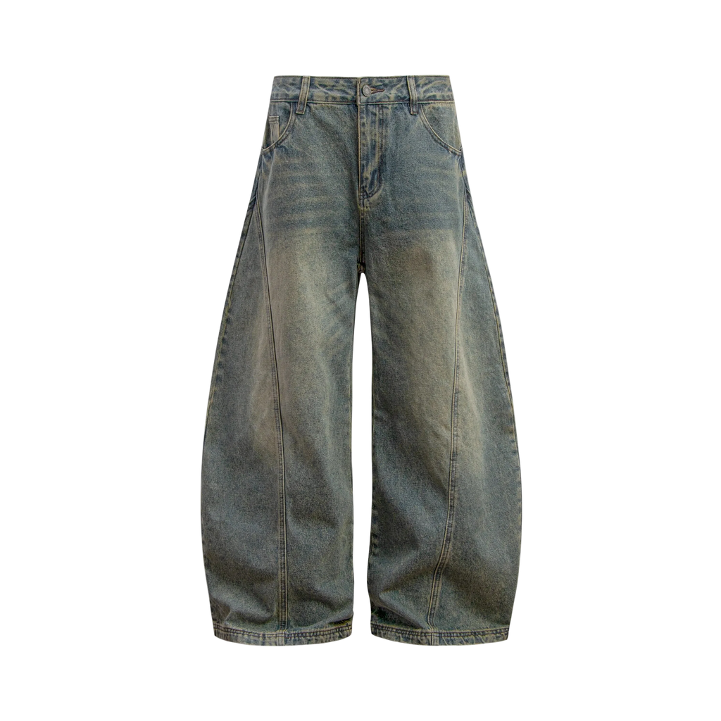 Washed Baggy Jeans