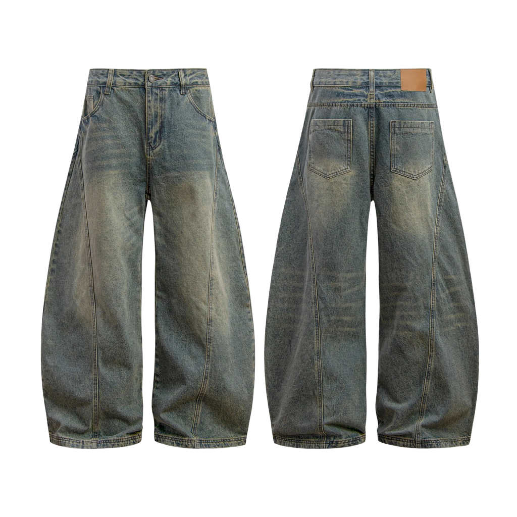 Washed Baggy Jeans