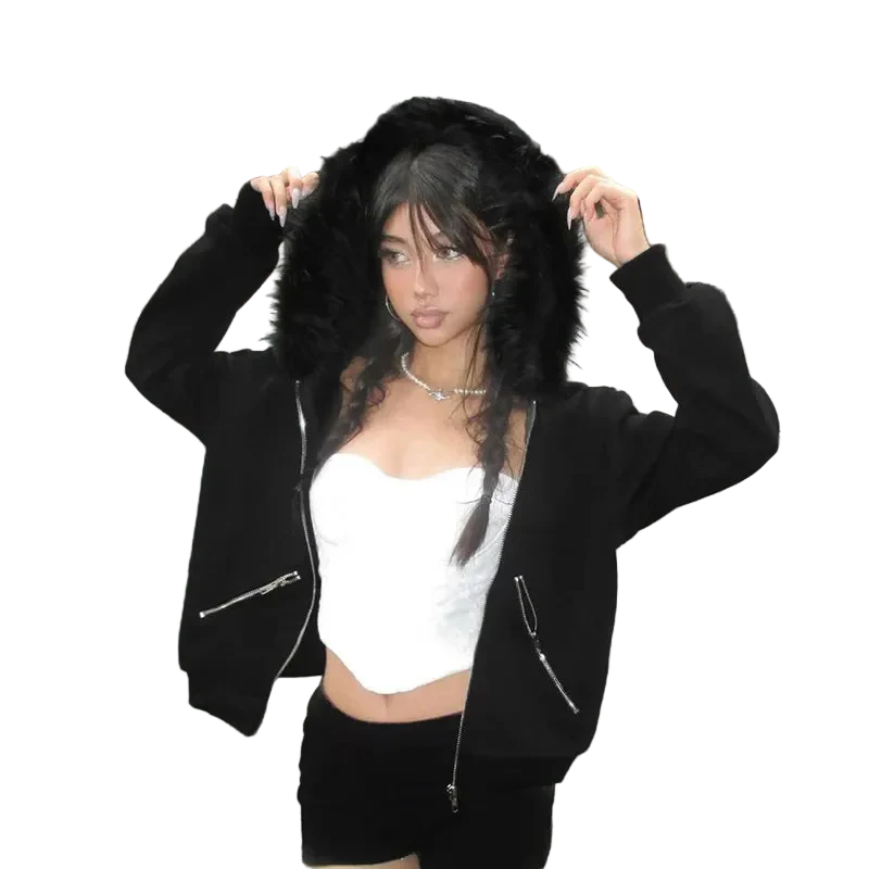 Fur Hoodie