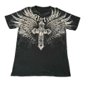 Gothic Skull Cross T-Shirt