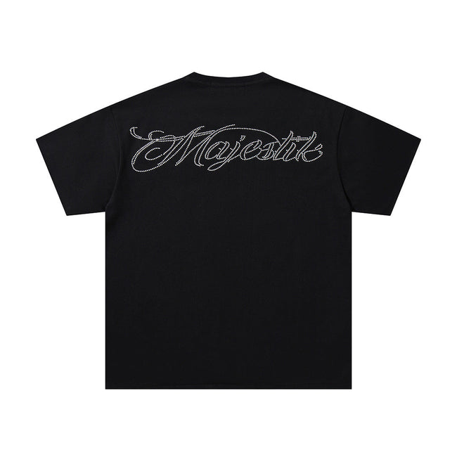 Majestik “Joker Ace” Rhinestone Graphic Tee Main Image