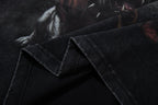 Majestik “Gridiron Champion” Bulldog Vintage Tee（Black）