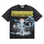 Majestik “Department” UFO Abduction Vintage Tee（Black）