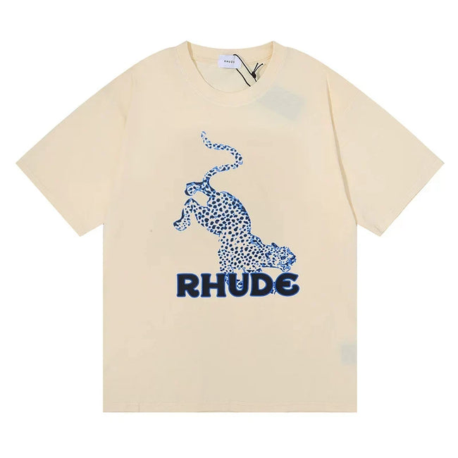 Rhude Leopard Graphic Short Sleeve Tee Hover Image