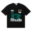 Rhude Big R Racing Logo Oversized Short Sleeve T‑Shirt