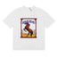 Rhude Wild Steed Horse Frame Vintage Print White Oversized T‑Shirt