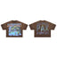 ROUGHPLAY Vintage Wash Boxy Cropped T‑Shirt