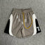 Rhude Color Block Number 7 Casual Shorts