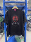 Play Hollywood Vintage‑Wash Black Oversized Graphic T‑Shirt
