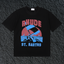 Rhude St.Barths Sailboat Sunset Black Oversized T‑Shirt