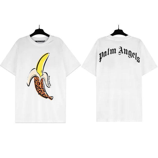 Palm Angels Banana Graphic T-Shirt - White Hover Image