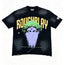 Roughplay Vintage Cloud‑Wash Distressed Oversized Street‑Grunge T‑Shirt
