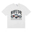 Rhude Men Vintage Nautical Badge Boxy Fit Streetwear Tee