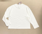 Play Hollywood Vintage‑Wash White Cropped Long Sleeve T‑Shirt