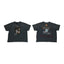 Play Hollywood Go Ask Alice Halo‑Graphic Front‑Back Journal‑Print Cropped Boxy Short‑Sleeve Tee