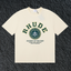 Rhude Patron Of The New Crest Badge Cream Oversized T‑Shirt