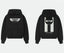 RHUDE Racing R Logo Pullover Hoodie Black