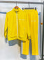 Palm Angels Classic Track Jacket & Pants Set - Yellow/White