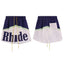Rhude Color Block Logo Nylon Shorts