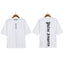 Palm Angels Vertical Gothic Logo T-Shirt - White