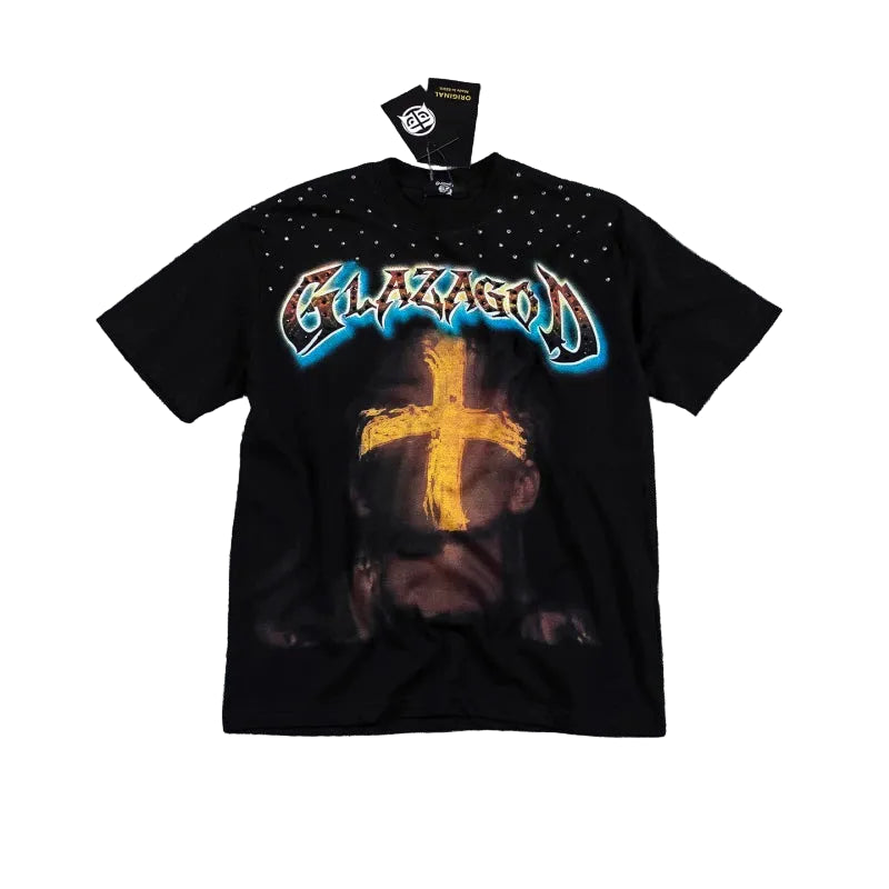 Glazagod Divine - Heavyweight Terry Oversized Tee