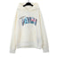Palm Angels Gradient Rainbow Lettering Hoodie - Off-White