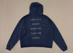 Play Hollywood Vintage‑Wash Navy Blue Oversized Hoodie
