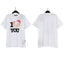 Palm Angels I Love You Palm Tree Heart Graphic T-Shirt - White