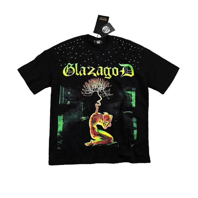 Glazagod Growth - Heavyweight Terry Oversized Tee Hover Image