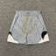 Rhude Grey Mountain Graphic Nylon Shorts