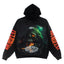 Roughplay Black Vintage Washed Oversized Hoodie