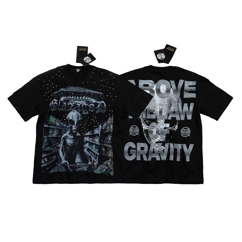 Glazagod Alien - Heavyweight Terry Oversized Tee