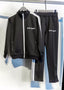 Palm Angels Classic Track Jacket & Pants Set - Black/White