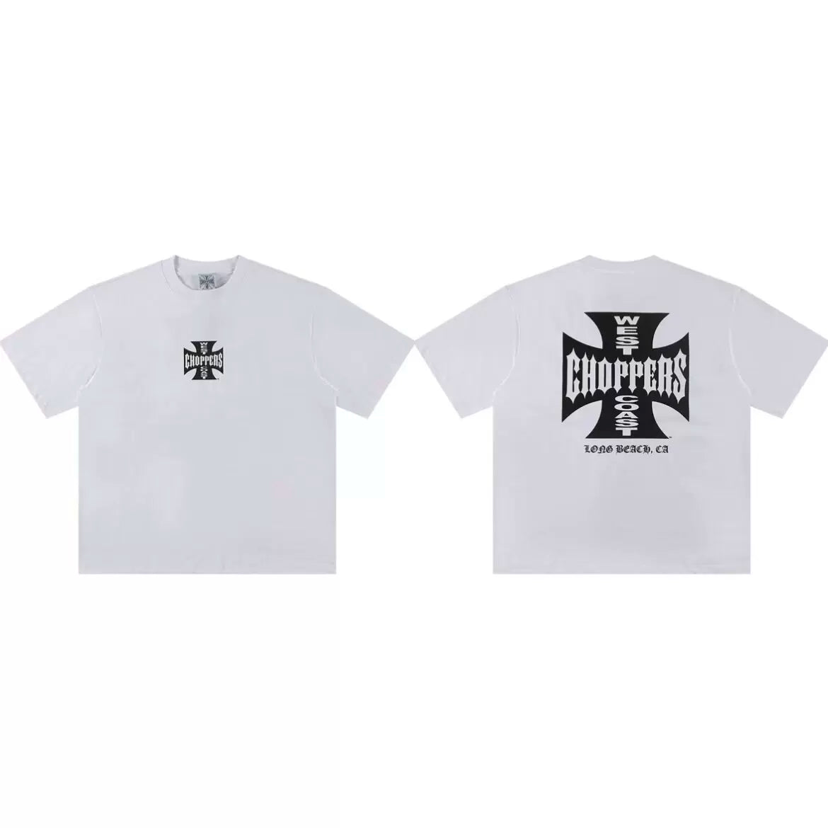 West Coast Choppers Large Back Cross Graphic Short Sleeve Tee