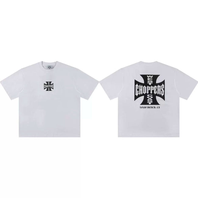 West Coast Choppers Large Back Cross Graphic Short Sleeve Tee Hover Image