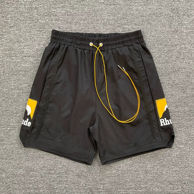 Rhude Side Graphic Nylon Casual Shorts Hover Image