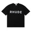 Rhude Classic Bold Logo Oversized Tee Black