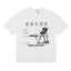 Rhude I Need A Getaway Beach Palm Tree Graphic White Oversized T‑Shirt ****