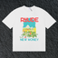 Rhude New Money Tropical Palace White Oversized T‑Shirt